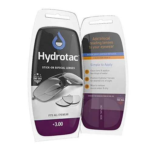 Hydrotac Stick-On Bifocal Lenses