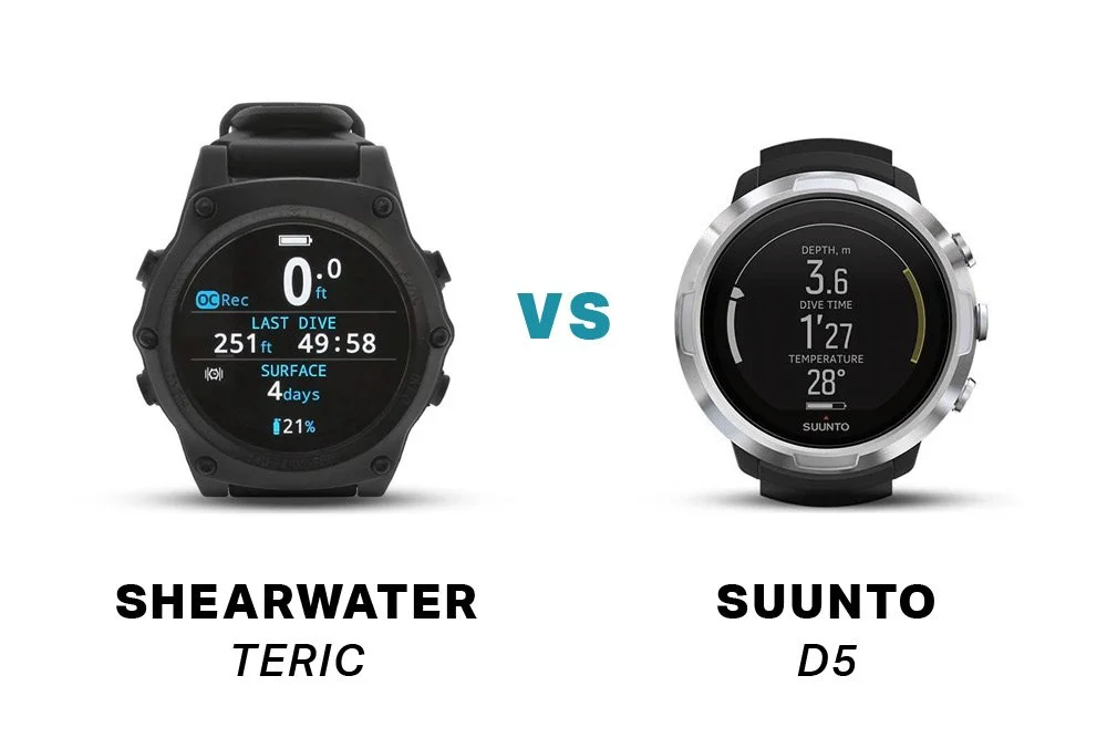 Teric vs Suunto D5